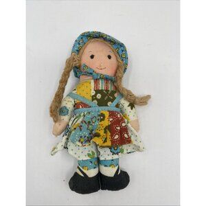 VTG 1970s KNICKERBOCKER Mini 6" The Original HOLLY HOBBIE Rag Doll